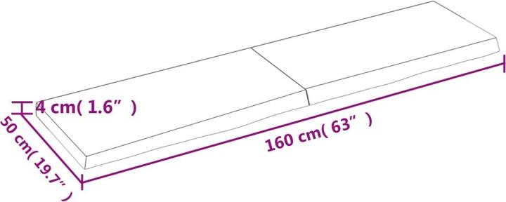 Image du produit VidaXL Gianna (160 x 50 x 4 cm)