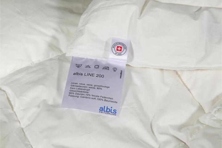 Produktbild Albis Line 200 leichtes Daunenduvet (600 g, 240 x 240 cm)