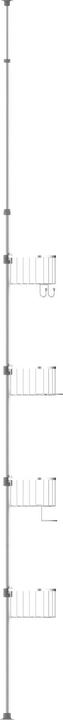Actual product image Eisl Telescopic corner shower shelf (23 x 27 x 245 cm)