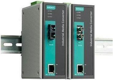 Immagine prodotto Moxa IMC-101-M-ST - Convertitore multimediale industriale da 10100BaseT(X) a 100BaseFX, multimodale