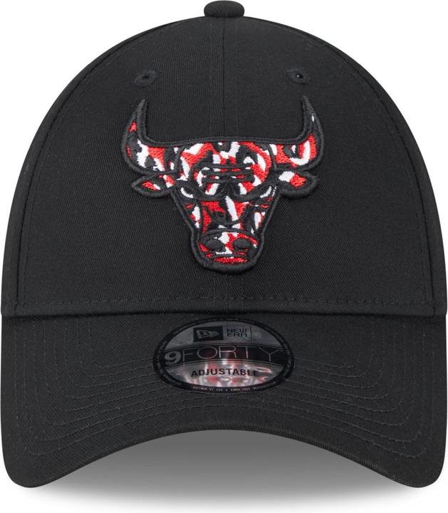 Actual product image New Era 9Forty Strapback Cap - Infill Chicago Bulls