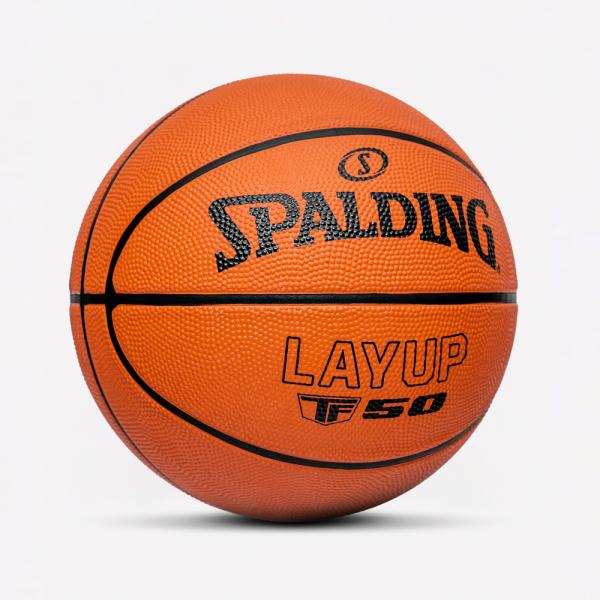 Actual product image Spalding Layup Tf 50 Rubber Basketball