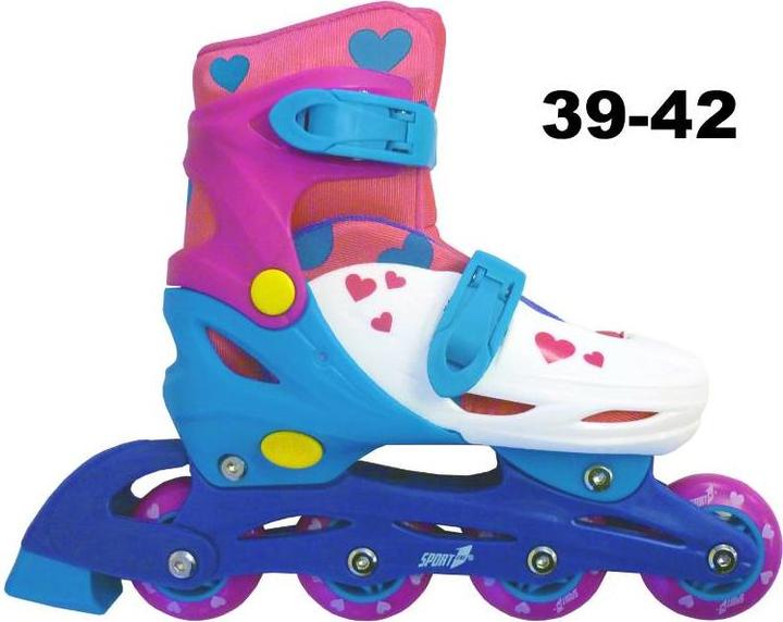 Produktbild Power Play Sport1 "Easy Roller" Pink inlinere Rulleskøjter til børn str. 39-42 (39)