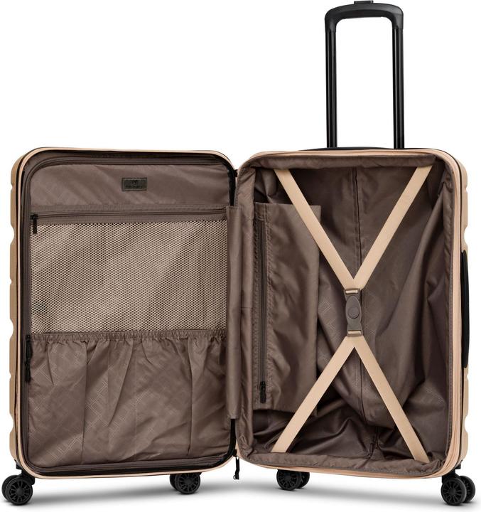 Actual product image Franky Munich 4.0 4-wheel trolley M 66 cm with expansion pleat (74 l, M (50 - 90l))