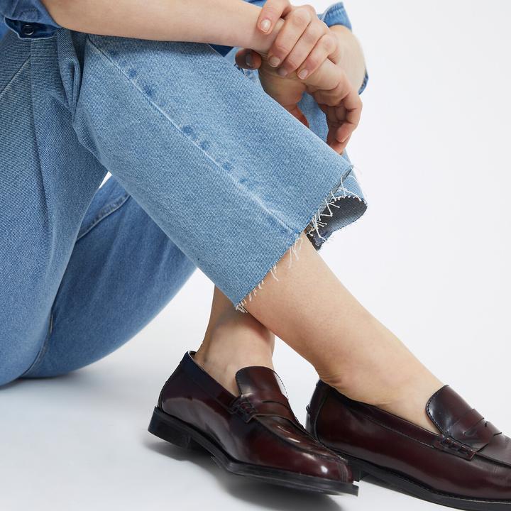 Produktbild La Redoute Collections Gerade High-Waist-Jeans in 7/8-Länge (XL)