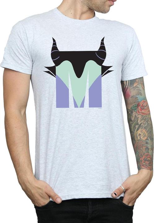 Actual product image Disney Mens Alphabet M Is For Maleficent T-Shirt (L)