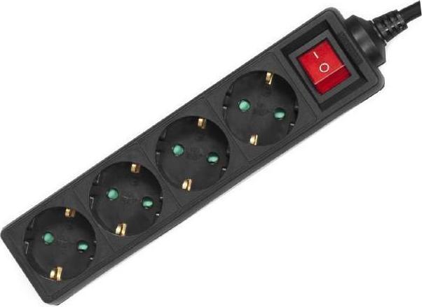 Produktbild Maclean Verlängerungskabel 4 Schubladen 5 m deutscher Typ MCE194G 3500 (4 x, CEE 7/3, 5 m)