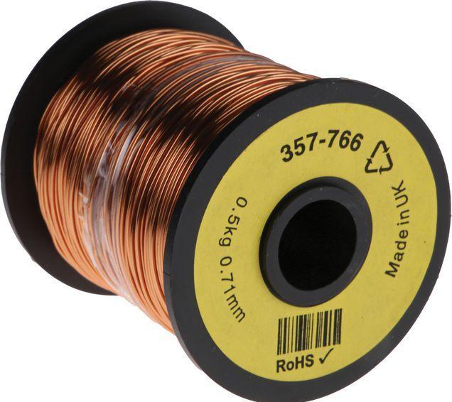 Actual product image Rs Pro Insulated copper wire,21awg 120m (120 m)