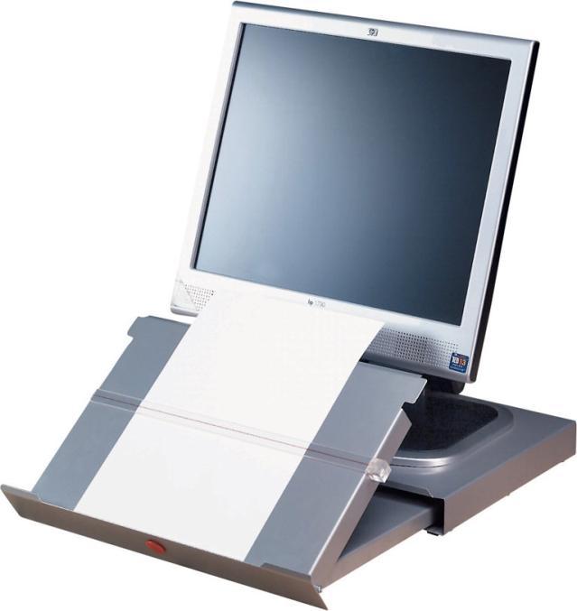 Produktbild Twinco Monitorständer Metall, mit Konzepthalter