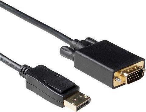 Immagine prodotto Cavo di conversione da 2 metri DisplayPort maschio a VGA maschio. Lunghezza: 2 m Dp maschio (2 m, DisplayPort)
