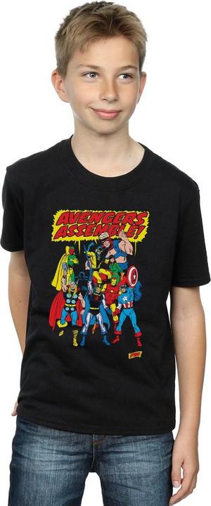 Actual product image Boys Avengers Assemble T-Shirt (140, 146)