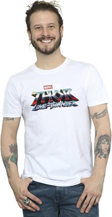 Actual product image Mens Thor Love And Thunder Logo T-Shirt (3XL)