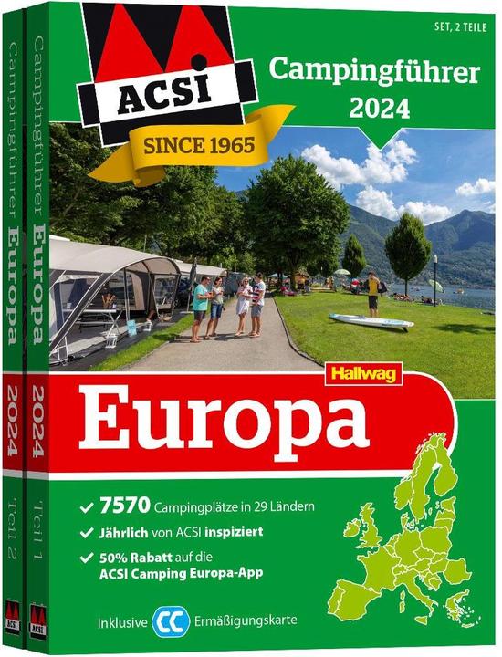 Image du produit HV ACSI Campingf Europa 2024 (Allemand, Hallwag, ACSI, 2023)