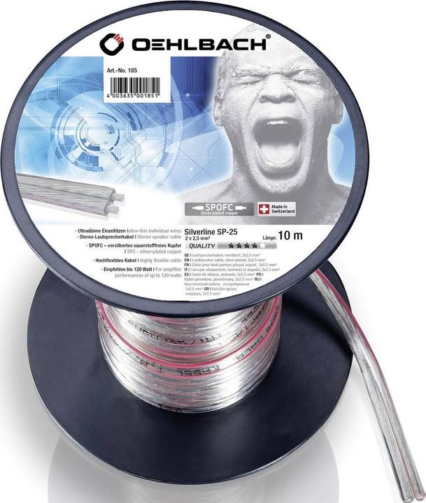 Productafbeelding Oehlbach Silverline SP25 (10 m, 2.50 mm²)