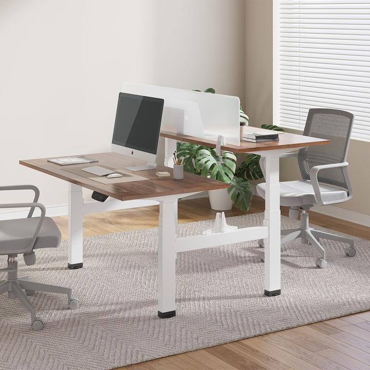 Image du produit Ergo Office Bureau Double à Hauteur Réglable électriquement Er-404w