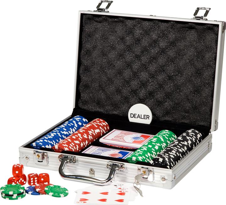 Produktbild Clown games Poker Set Alu Koffer 200 Teilig (Englisch)