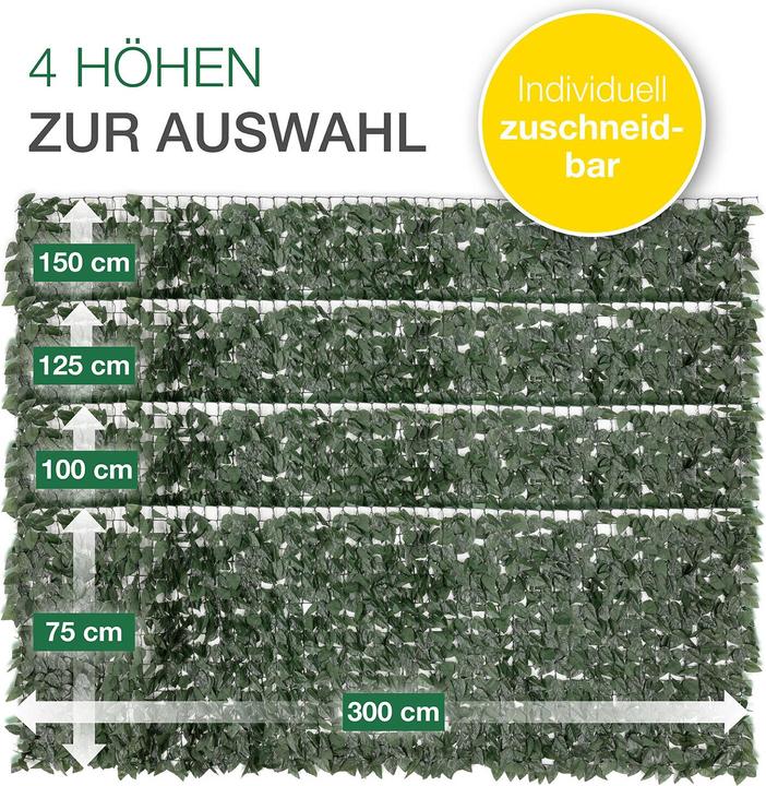 Actual product image Aktivshop Balcony privacy hedge (300 cm)