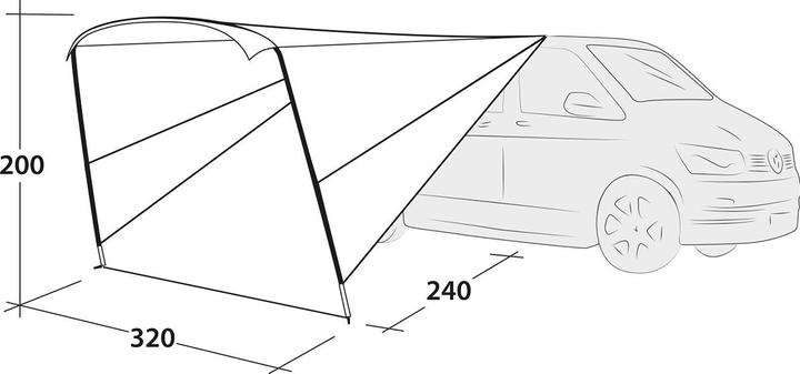 Image du produit Outwell Touring Canopy (Auvent, 5.50 kg)