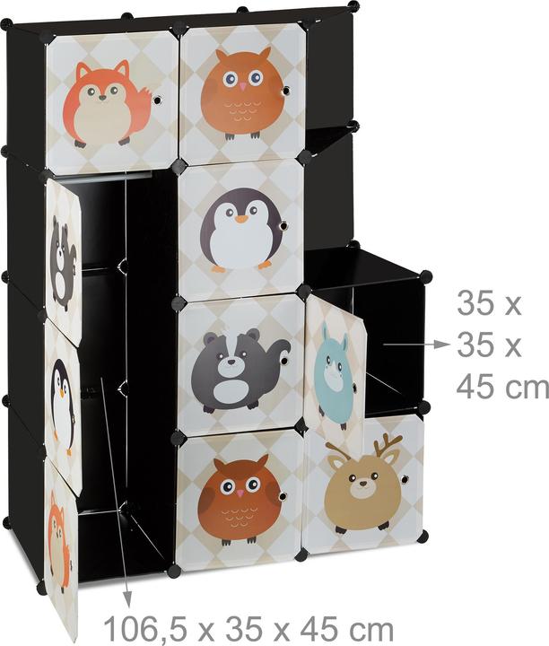 Actual product image Relaxdays Boltless shelving