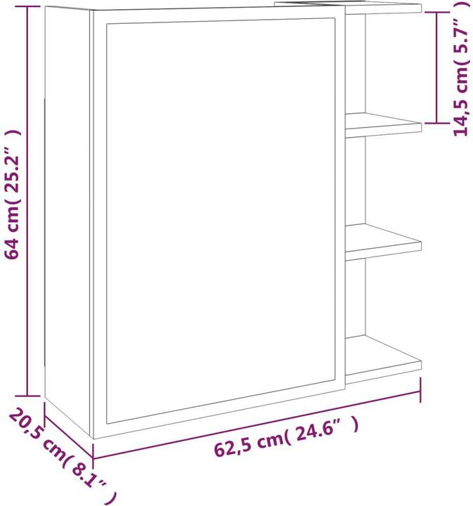 Image du produit VidaXL Brigite (62.5 x 20.5 x 64 cm)