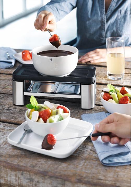 Productafbeelding WMF Raclette 2 personen tafelgrill 3 pannetjes chocoladefondue Keuken Minis 370W