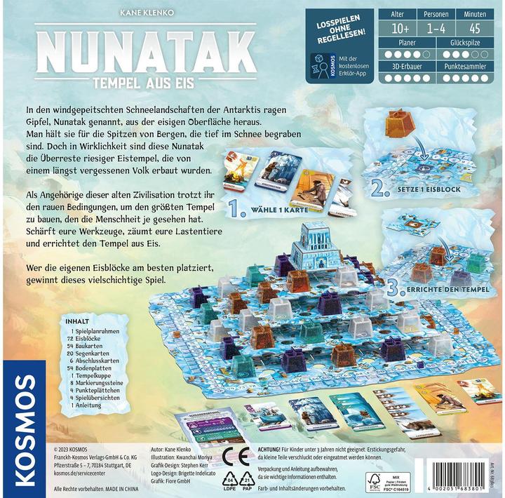 Actual product image Kosmos Nunatak (German)