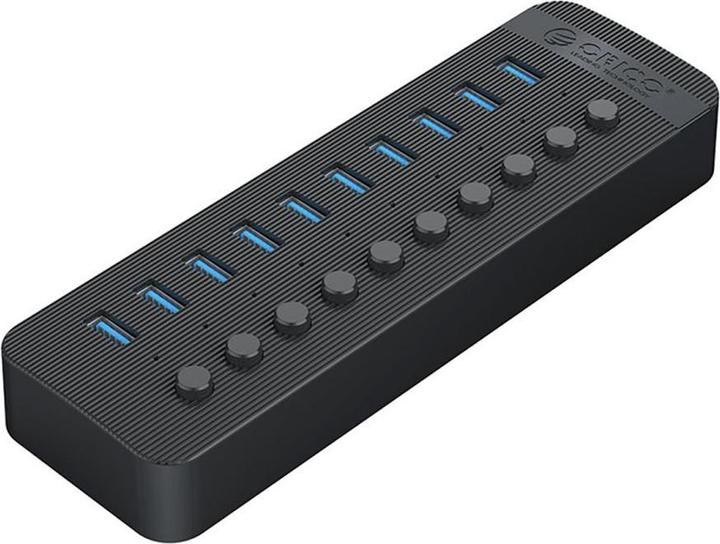Immagine prodotto Orico Converter CT2U3-10AB 10x USB-A 3.0 Hub with Switches - Black (USB-A, 10 Porti)