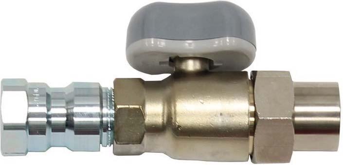 Image du produit Vaillant Vanne à boisseau sphérique de passage de gaz avec dispositif anti-incendie Rp 1/2