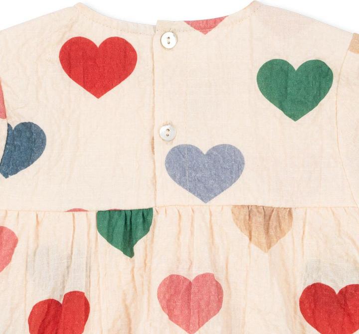 Produktbild Konges Slojd Elin Strampler Bon Coeur Colore Frappe (74)