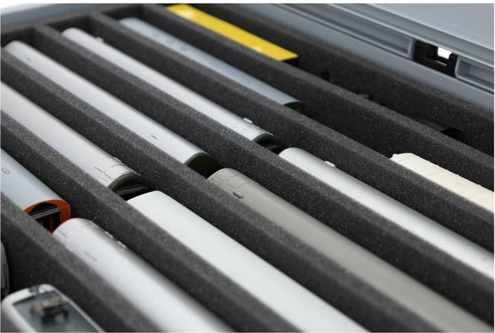 Actual product image Feldherr EB21SET - Euro container for model railways, locomotives and vehicles - 7 bars for H0 gauge - s (Plastic)