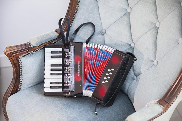 Actual product image New Classic Toys Accordion (English, French, German, Dutch)