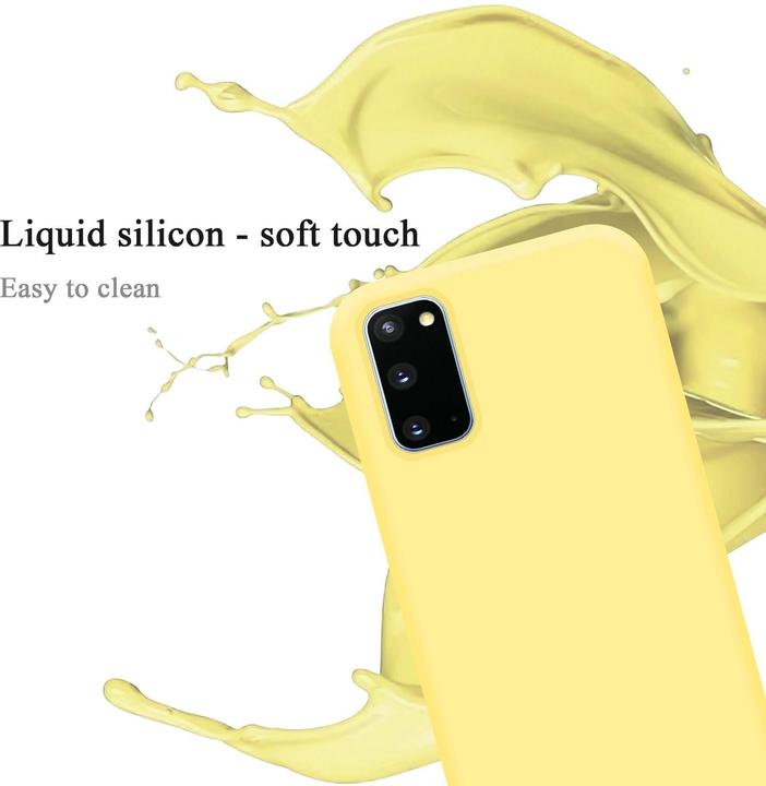 Actual product image Cadorabo TPU Liquid Silicone Case Cover (Samsung Galaxy S20+)
