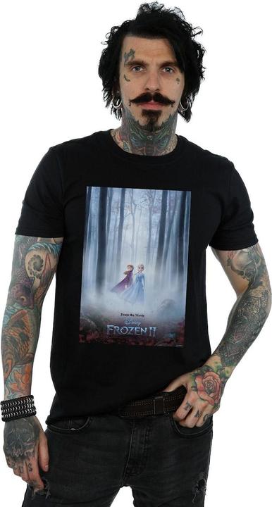 Actual product image Disney Mens Frozen 2 Movie Poster T-Shirt (3XL)