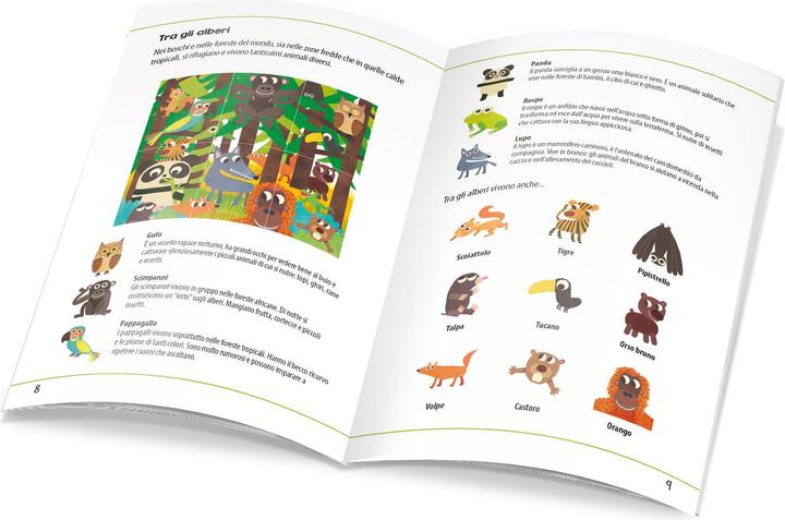 Actual product image Headup Games Flashcards Enciclopedia Animali Montessori