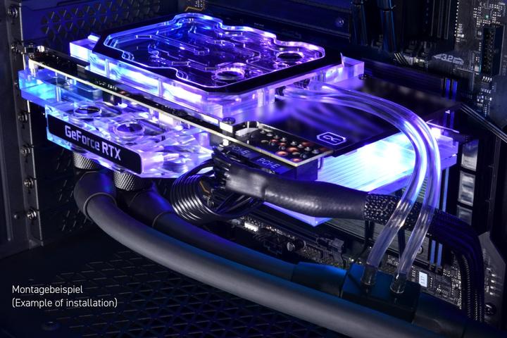 Actual product image Alphacool Alpha Ice Block Au. GPX-N Ac Active80/90 Aorus Master/Xtreme - 1022253