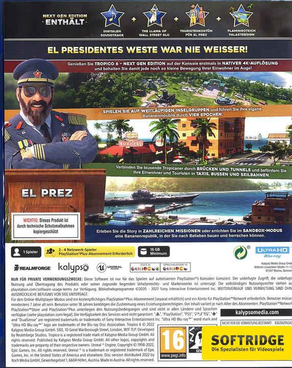 Immagine prodotto Tropico 6 (PS5) (PS5, DE)