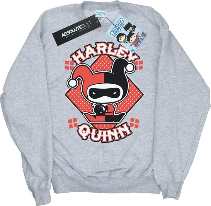 Image du produit - Sweat CHIBI HARLEY QUINN BADGE - Fille (128)
