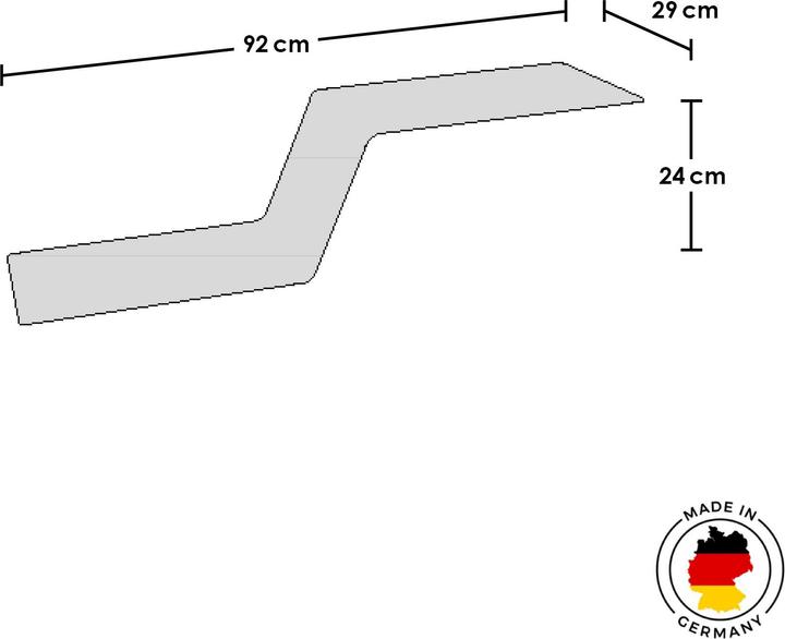 Produktbild LucyBalu WAVE Katzenstufe XXL (24 cm, Anthrazit)