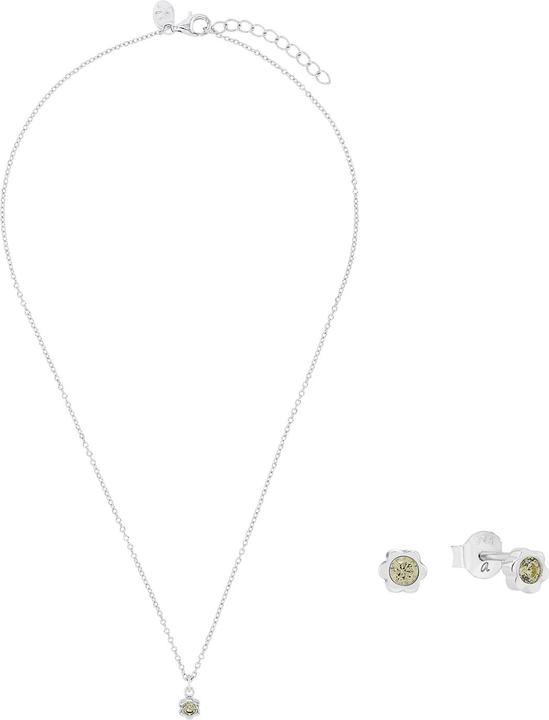 Prinzessin Lillifee Multisets für Mädchen, 925 Sterling Silber, Zirkonia synth. | Geburtsstein (Silber 925)