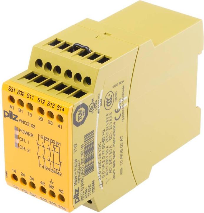 Produktbild Pilz Not-Halt-Schaltgerät PNOZ X3 24VUC