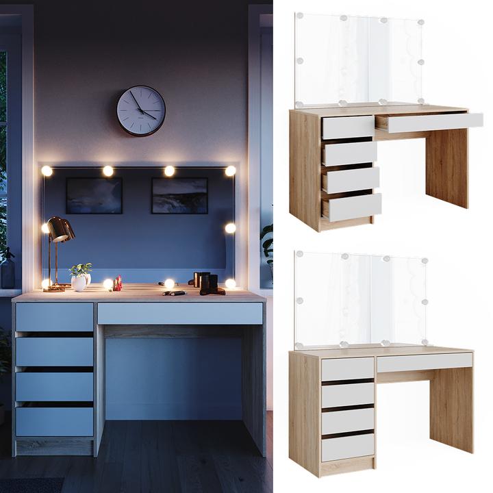 Actual product image Vicco Sherry with lighting (55 x 75 x 120 cm)