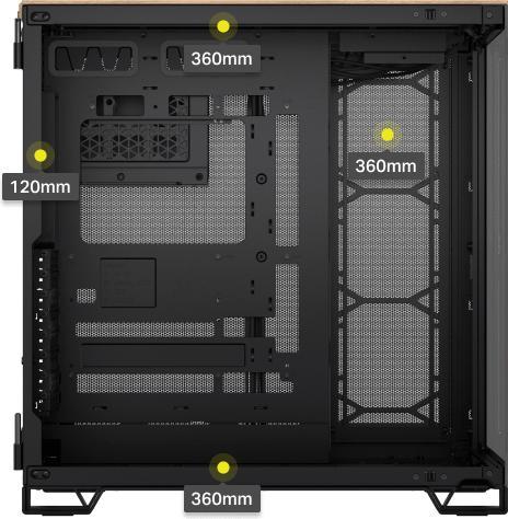 Immagine prodotto Corsair 6500X (mATX, Mini-ITX, ATX)