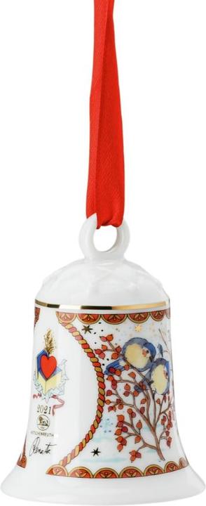 Image du produit Hutschenreuther Série de collection 2021 Cloche en porcelaine Dons de Noël (1 -pièce)