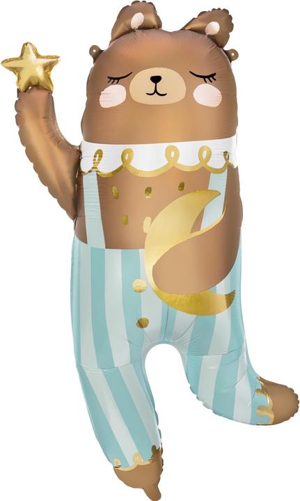 Produktbild Partydeco Foil balloon Bear, 72x104 cm, mix (1 pkt / 1 pc.) (1 x)