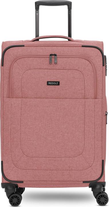 Redolz Essentials 12 MEDIUM 4-Rollen Trolley 67 cm mit Dehnfalte (61 l, M (50 - 90l))