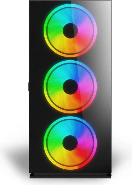 Actual product image Savio PC Case Prime X1 ARGB Glass Black (ATX, mATX, Mini-ITX)