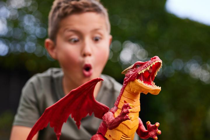 Actual product image Zuru Fire-breathing, roaring dragon
