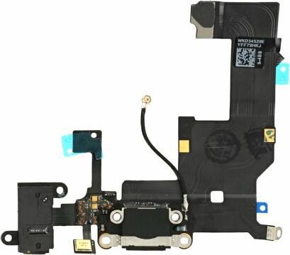 Immagine prodotto OEM Connettore dock di ricarica con audio flex per iPhone 5 nero (iPhone 5)