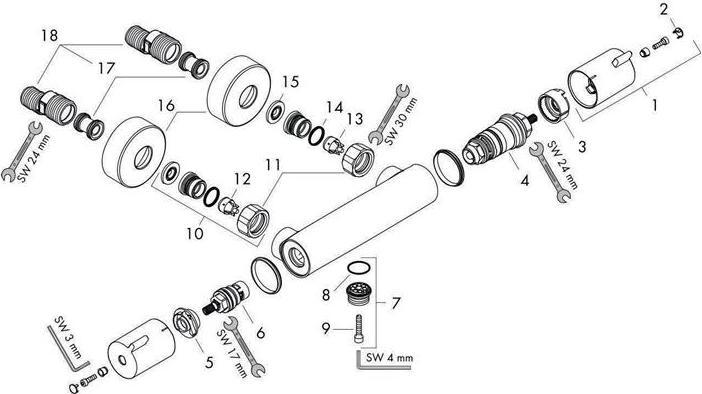 Produktbild hansgrohe Ecostat Chrom