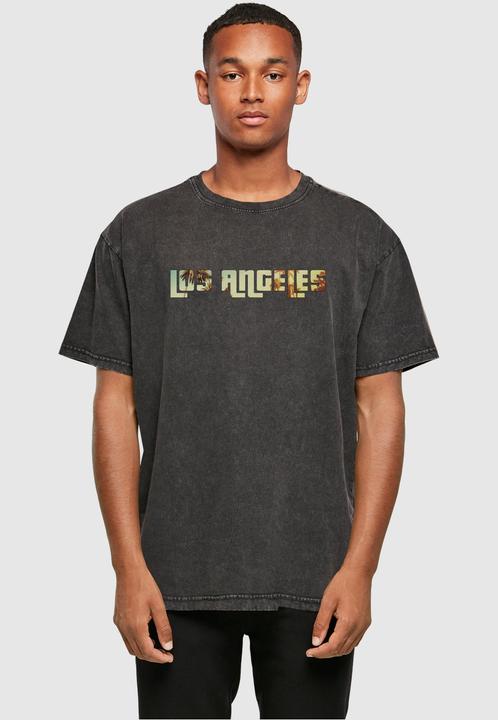Produktbild Merchcode Grand Los Angeles Acid Washed Heavy Oversized Tee - 117851 (L)